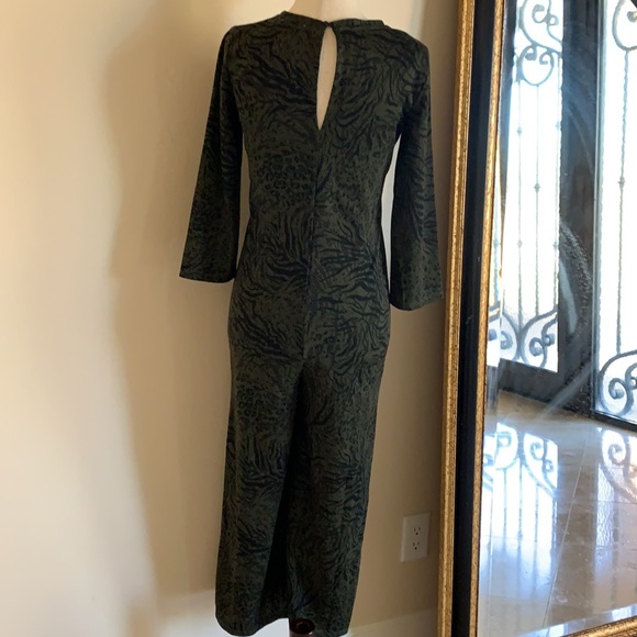 Zara  Animal Print Jumpsuit - Picture 3 of 5